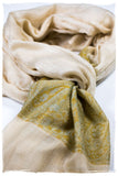 Zineb Paisley Frontière Pashmina Cashmere Scarf