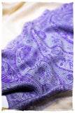 Zahra Paisley Frontière Pashmina Cashmere Scarf