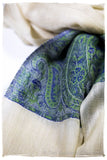 Sumaya Paisley Frontière Pashmina Cashmere Scarf