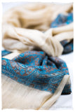 Sherine Paisley Frontière Pashmina Cashmere Scarf