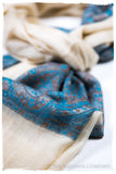 Sherine Paisley Frontière Pashmina Cashmere Scarf