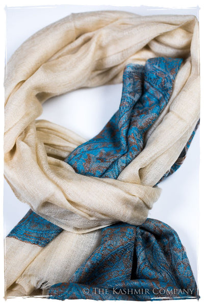 Sherine Paisley Frontière Pashmina Cashmere Scarf