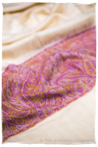 Samiya Paisley Frontière Pashmina Cashmere Scarf