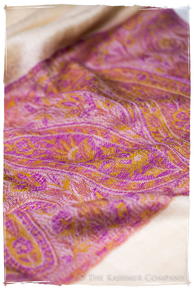 Samiya Paisley Frontière Pashmina Cashmere Scarf