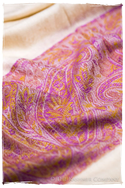 Samiya Paisley Frontière Pashmina Cashmere Scarf