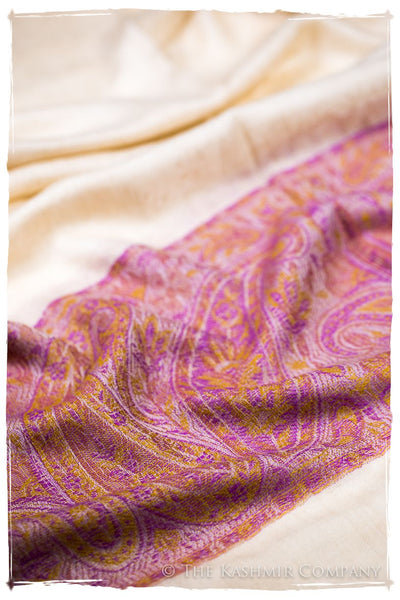 Samiya Paisley Frontière Pashmina Cashmere Scarf