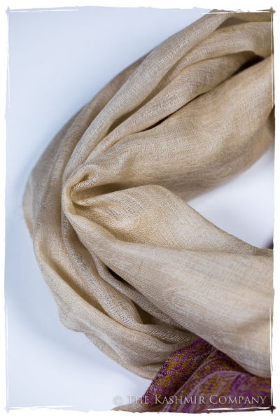 Samiya Paisley Frontière Pashmina Cashmere Scarf