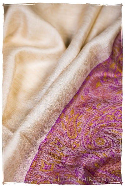 Samiya Paisley Frontière Pashmina Cashmere Scarf