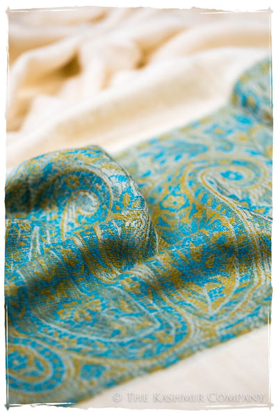 Sakhra Paisley Frontière Pashmina Cashmere Scarf