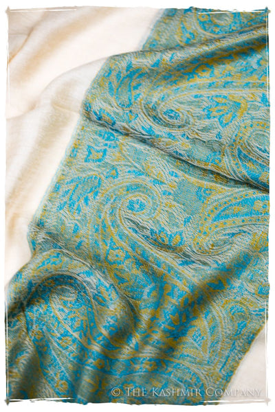 Sakhra Paisley Frontière Pashmina Cashmere Scarf