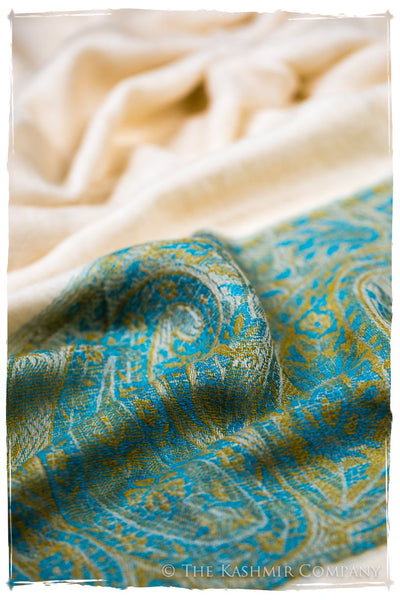 Sakhra Paisley Frontière Pashmina Cashmere Scarf