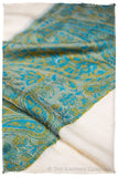 Sakhra Paisley Frontière Pashmina Cashmere Scarf