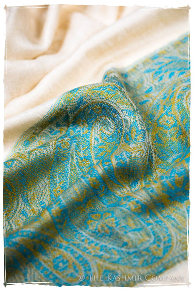 Sakhra Paisley Frontière Pashmina Cashmere Scarf