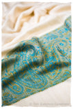 Sakhra Paisley Frontière Pashmina Cashmere Scarf