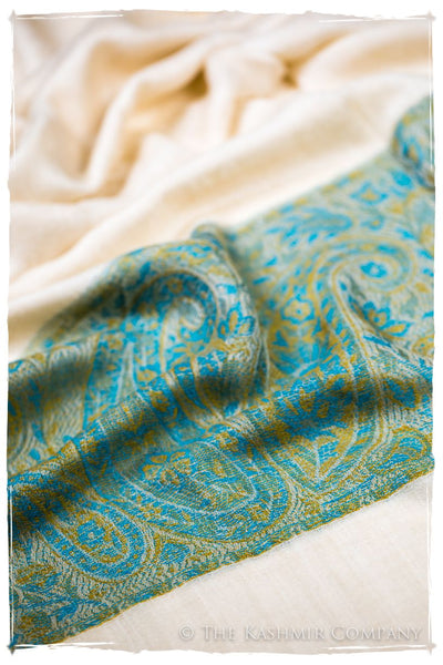 Sakhra Paisley Frontière Pashmina Cashmere Scarf