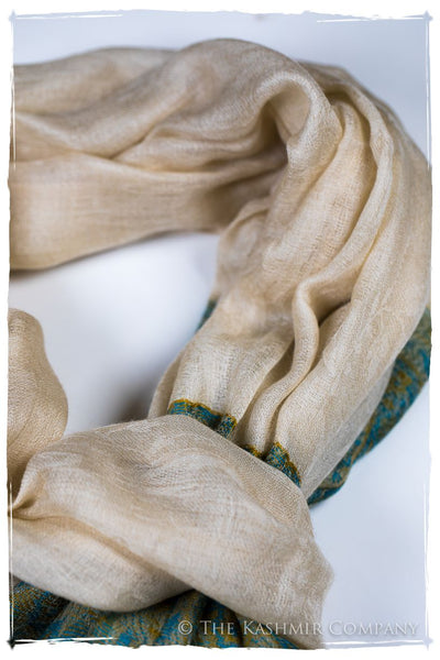 Sakhra Paisley Frontière Pashmina Cashmere Scarf