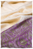 Ruqayya Paisley Frontière Pashmina Cashmere Scarf