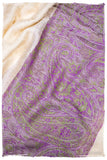 Ruqayya Paisley Frontière Pashmina Cashmere Scarf