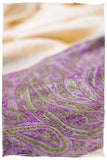 Ruqayya Paisley Frontière Pashmina Cashmere Scarf