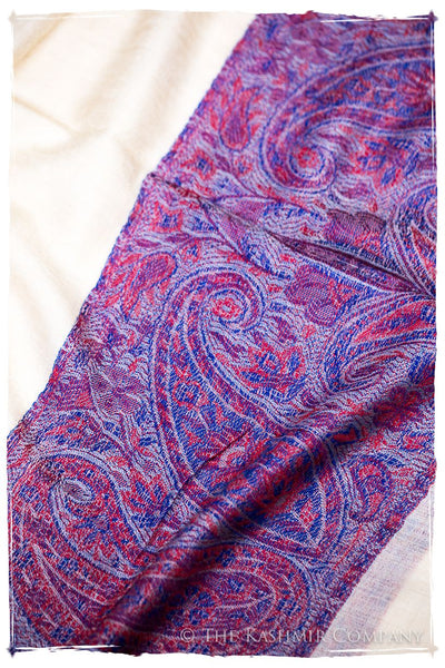 Qistina Paisley Frontière Pashmina Cashmere Scarf