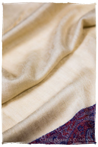 Qistina Paisley Frontière Pashmina Cashmere Scarf