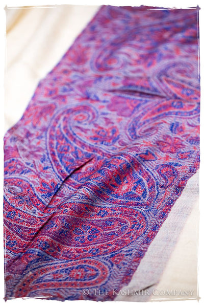 Qistina Paisley Frontière Pashmina Cashmere Scarf