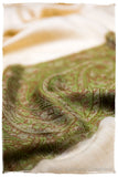 Nezha Paisley Frontière Pashmina Cashmere Scarf