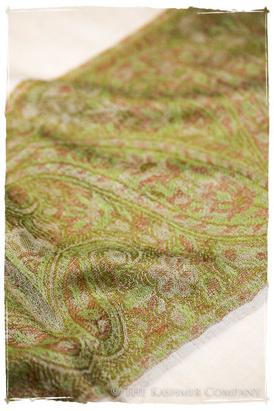 Nezha Paisley Frontière Pashmina Cashmere Scarf