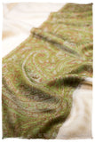 Nezha Paisley Frontière Pashmina Cashmere Scarf