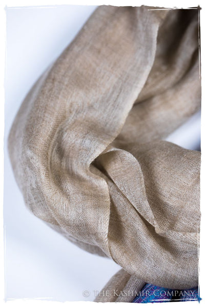 Naziha Paisley Frontière Pashmina Cashmere Scarf