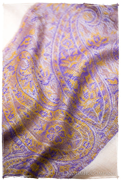 Nafisa Paisley Frontière Pashmina Cashmere Scarf