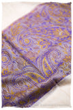 Nafisa Paisley Frontière Pashmina Cashmere Scarf