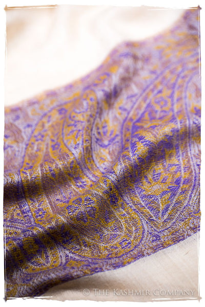 Nafisa Paisley Frontière Pashmina Cashmere Scarf