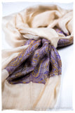 Nafisa Paisley Frontière Pashmina Cashmere Scarf