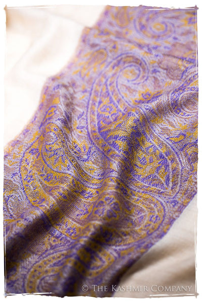 Nafisa Paisley Frontière Pashmina Cashmere Scarf