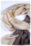 Nafisa Paisley Frontière Pashmina Cashmere Scarf