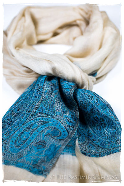 Nadine Paisley Frontière Pashmina Cashmere Scarf