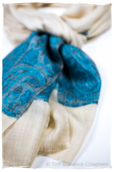 Nadine Paisley Frontière Pashmina Cashmere Scarf