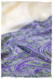 Maysoon Paisley Frontière Pashmina Cashmere Scarf