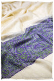 Maysoon Paisley Frontière Pashmina Cashmere Scarf