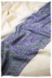 Maysoon Paisley Frontière Pashmina Cashmere Scarf