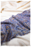 Maya Paisley Frontière Pashmina Cashmere Scarf