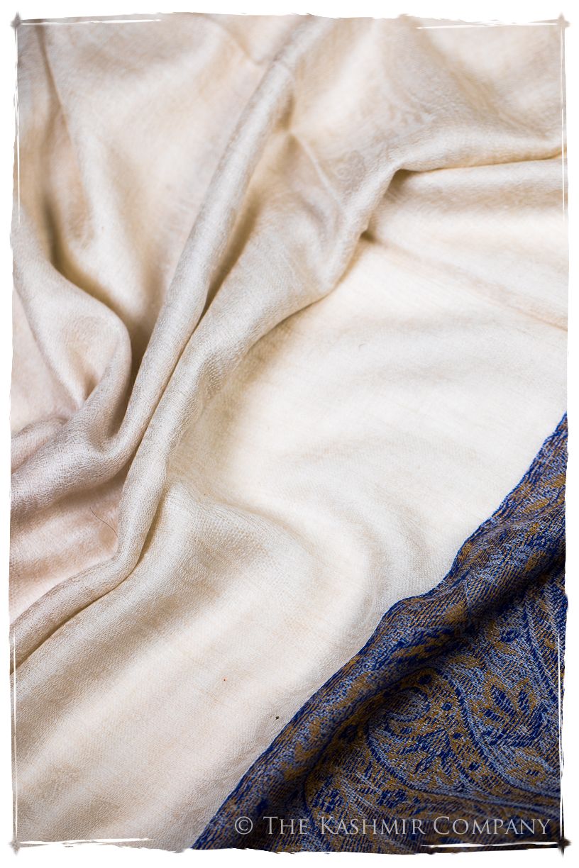 Maya Paisley Frontière Pashmina Cashmere Scarf