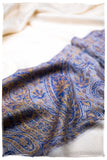 Maya Paisley Frontière Pashmina Cashmere Scarf