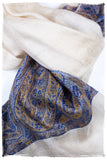 Maya Paisley Frontière Pashmina Cashmere Scarf
