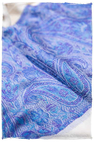 Leila Paisley Frontière Pashmina Cashmere Scarf