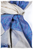 Leila Paisley Frontière Pashmina Cashmere Scarf