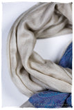 Leila Paisley Frontière Pashmina Cashmere Scarf