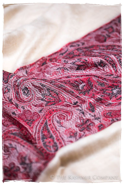 Layal Paisley Frontière Pashmina Cashmere Scarf