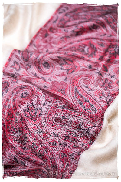 Layal Paisley Frontière Pashmina Cashmere Scarf